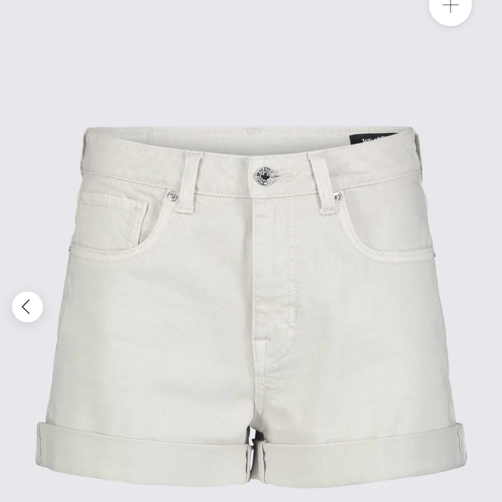 Women's White Denim Shorts